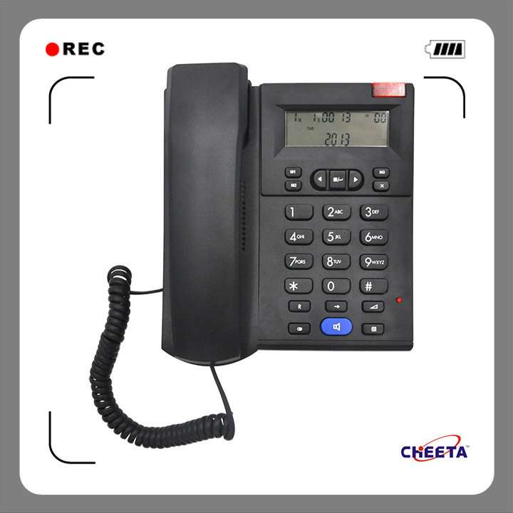 Factory Wholesale Corded Landline Caller Id Phones HF Flash Function Office House Telephone