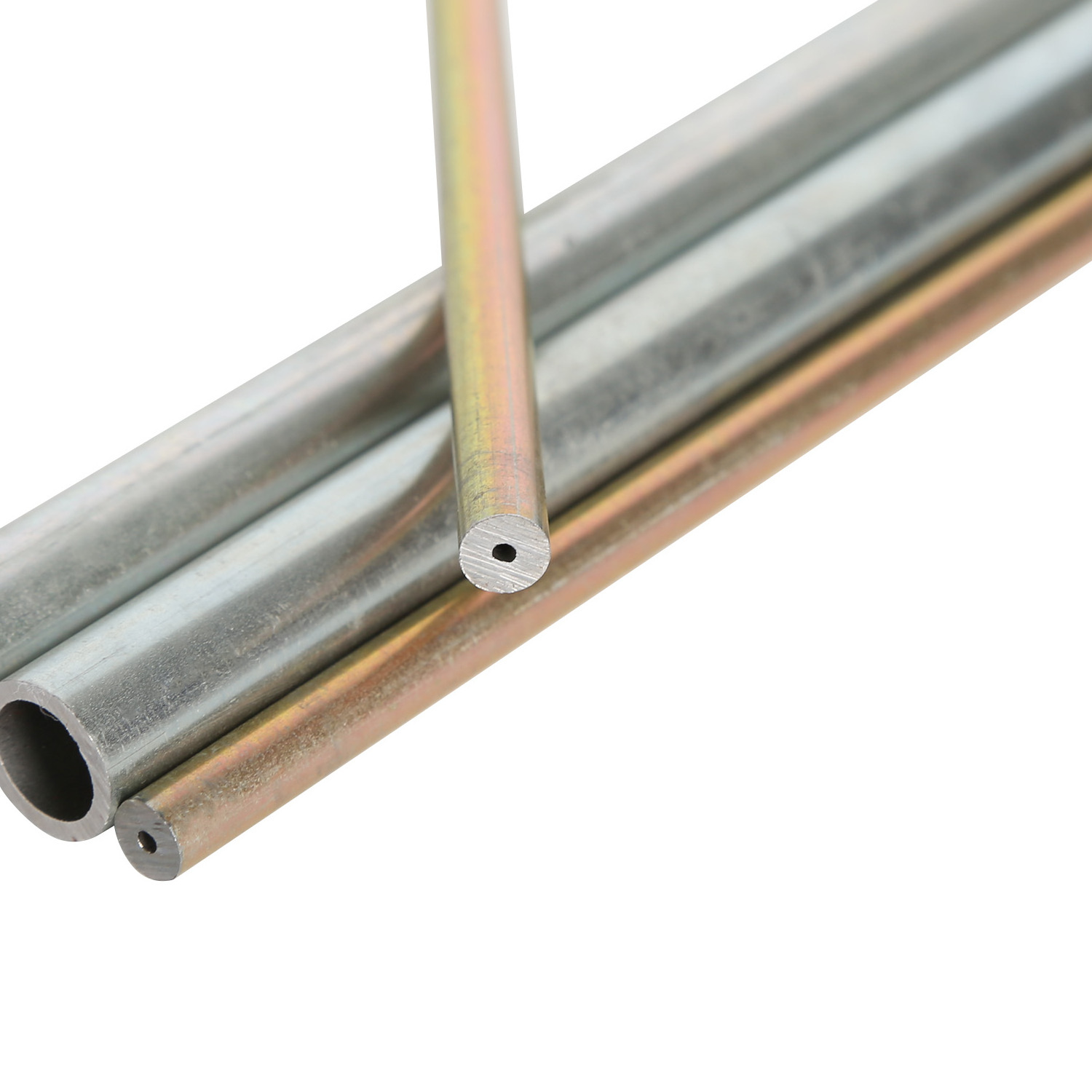 SAE J524 1008-1010 Silver yellow Cold Drawn Seamless Hydraulic Steel Tubes