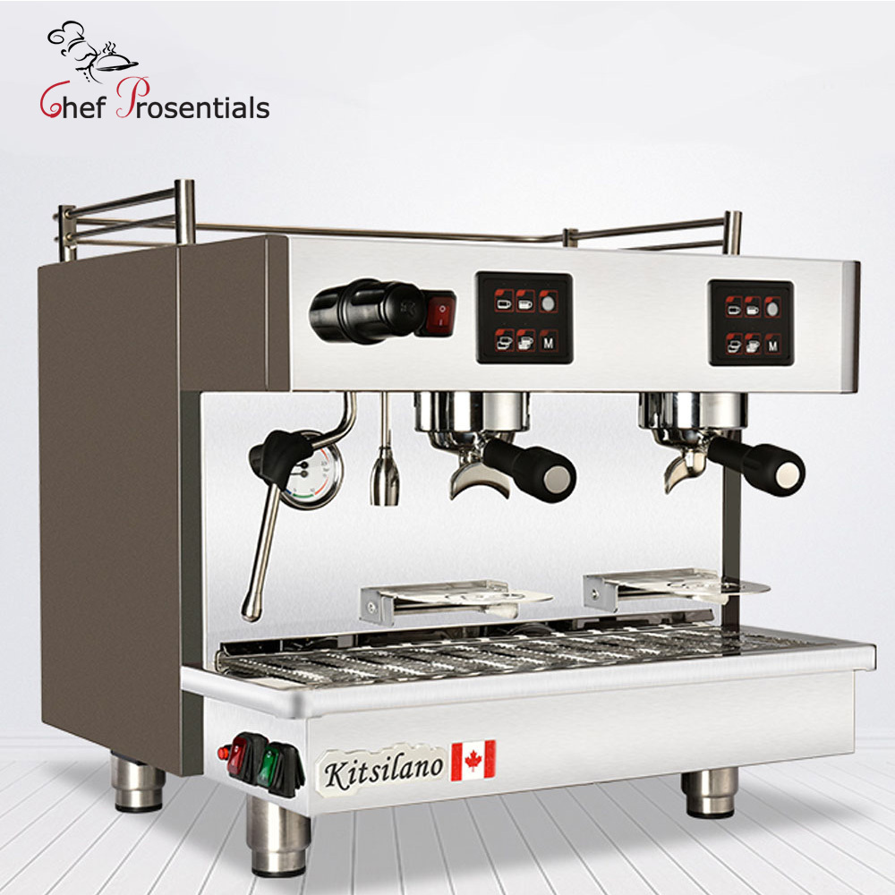 KT-9.2H KITSILANO S.steel 2 group professional coffee machine Cafe Professional coffee machine espresso machine