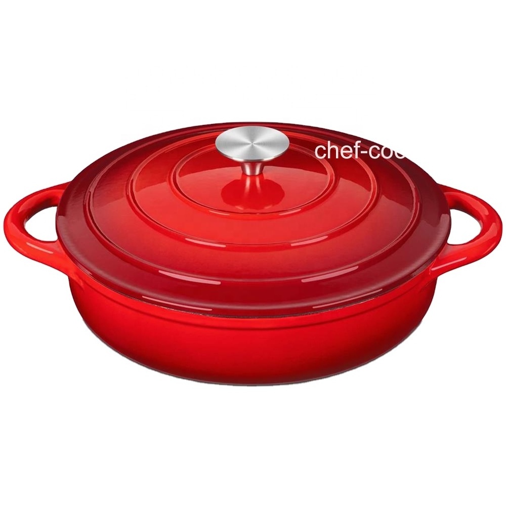 Made In China Cast Iron Cookware Induction Sprial Home Cookware Wok Authentic Professional Cast Iron Cookware Set Frying Pan Set