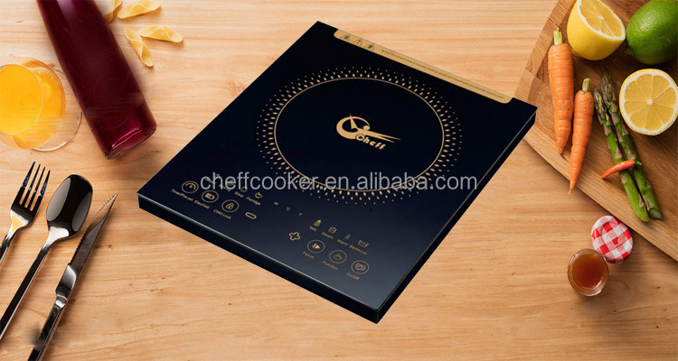 220v table touch control single steam egg cooktop 1 burner multi cooking induction cooker