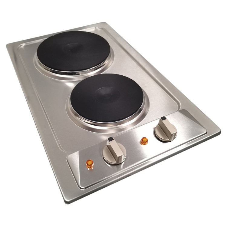 New Kitchen Cooker Designs Two Burner Hot Plate Stainless Steel Electric Stove