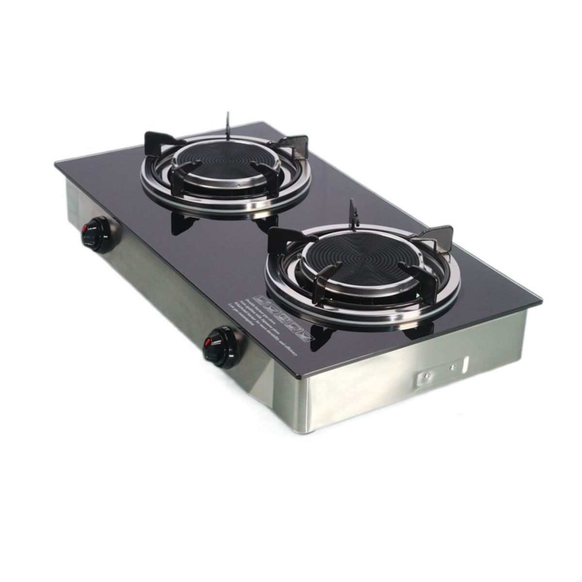 Factory Supply infrared burner tempered glass burner 2 stove gas cooker