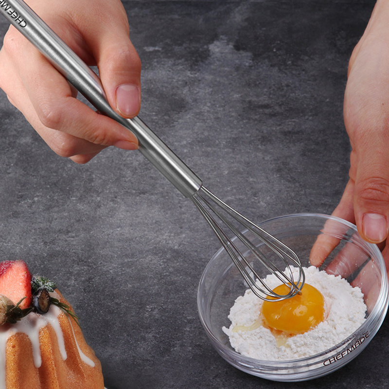 CHEFMADE WK9937 Portable Handheld Stainless Steel Wire Mini Small Ball Egg Whisk in Bulk