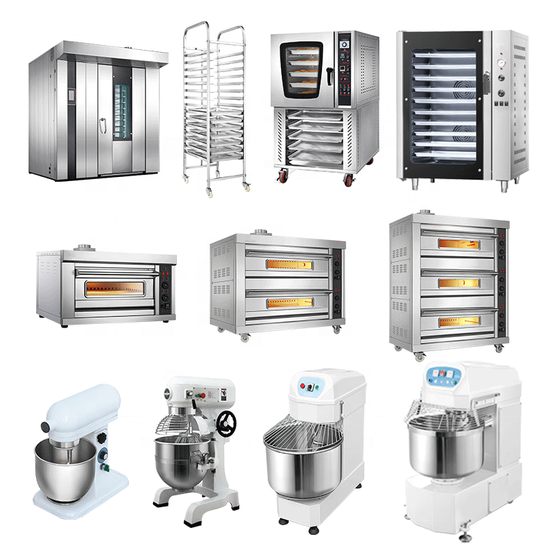 Supply Whole Bakery Line Oven Mixer Industrial flat Bread Making Machines Commercial baking bread machine Equipment