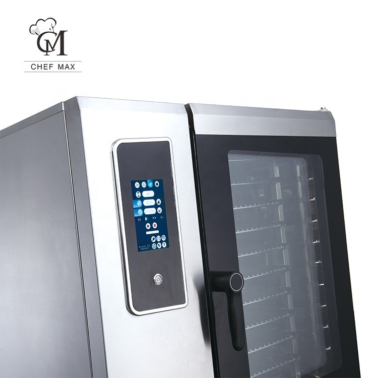 commercial  Kitchen Touch Screen Control Table CE Electric Combi Steam turkish steam combi oven commercial