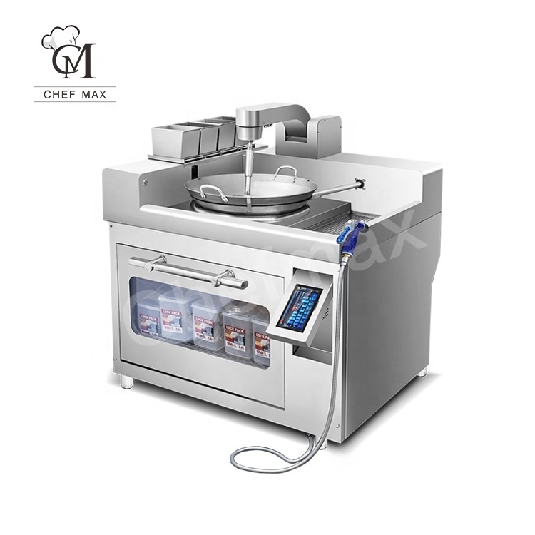 Chinese Food Fully Automatic Wok Cooking Machine Commercial Automatic Stir Fry Machine Gas Automatic Fried Rice Machine