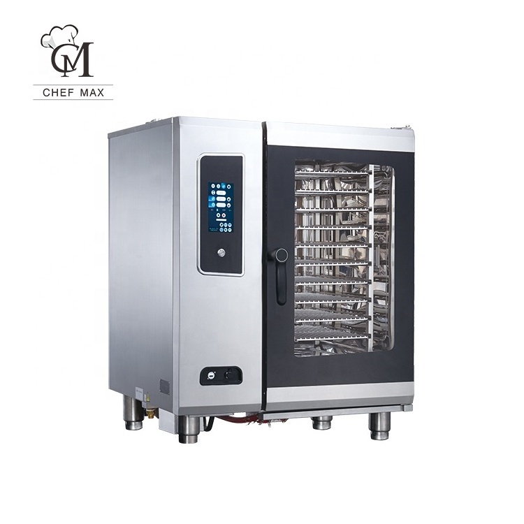 commercial  Kitchen Touch Screen Control Table CE Electric Combi Steam turkish steam combi oven commercial