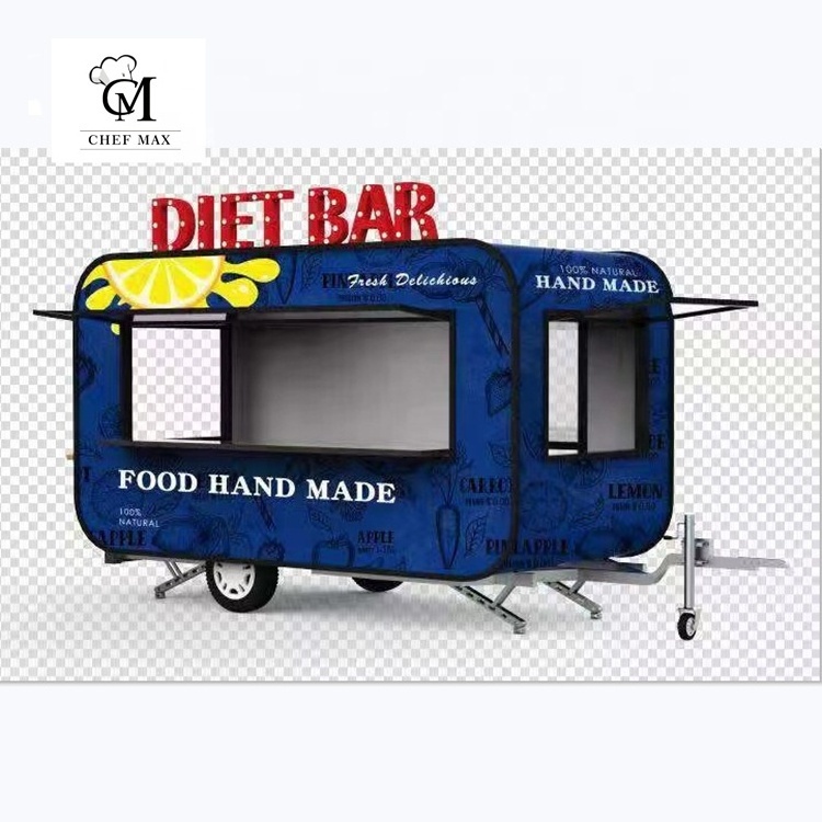 Fast Food Hot Dog Sushi Pizza Cart Commercial Mobile Espresso Coffee Machinefood Trailers Mobile Food Truck Mobile Food Trailer