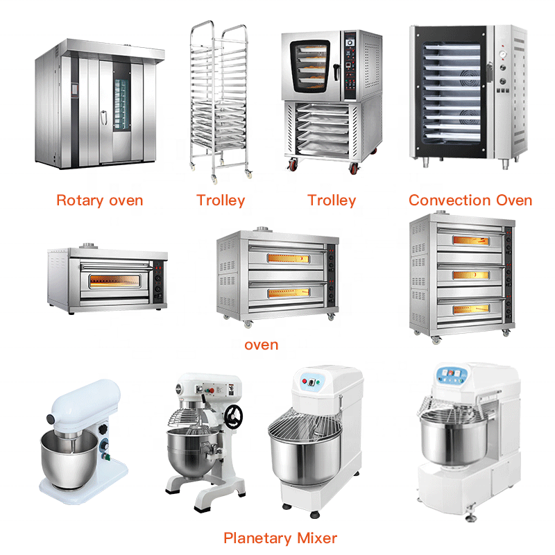 Supply Whole Bakery Line Oven Mixer Industrial flat Bread Making Machines Commercial baking bread machine Equipment