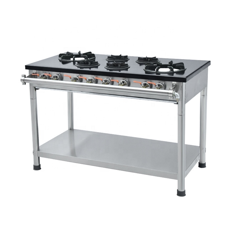 In Stock | Two Open Burner Gas Range with Undershelf and Splashback Faucet