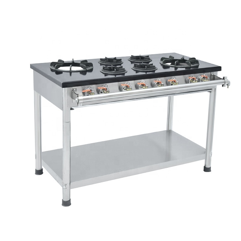 In Stock | Two Open Burner Gas Range with Undershelf and Splashback Faucet