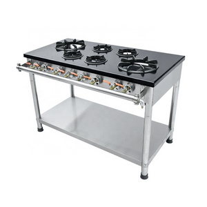 In Stock | Two Open Burner Gas Range with Undershelf and Splashback Faucet