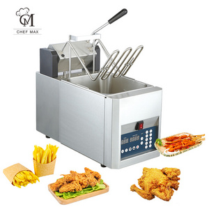 Chefmax Commercial Custom Table Single Cylinder Automatic Lift-up Fried Furnace Electric Deep Fryer