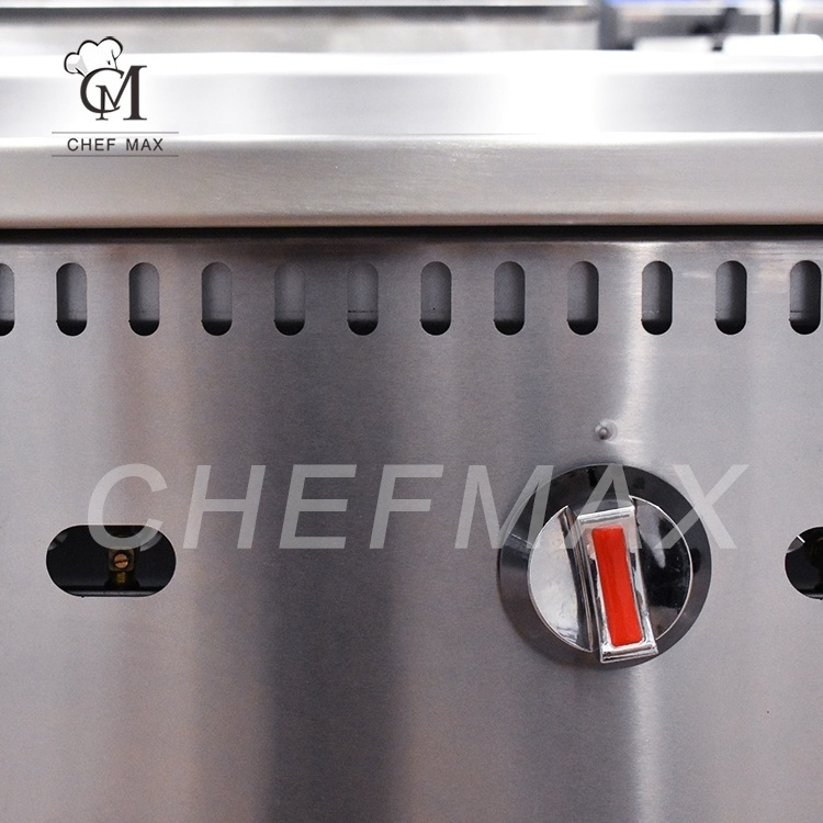 Chefmax Industrial Restaurant Countertop commercial cooking equipment stainless steel flat plate gas grill griddle