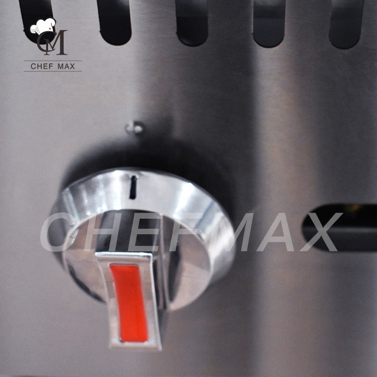 Chefmax Industrial Restaurant Countertop commercial cooking equipment stainless steel flat plate gas grill griddle