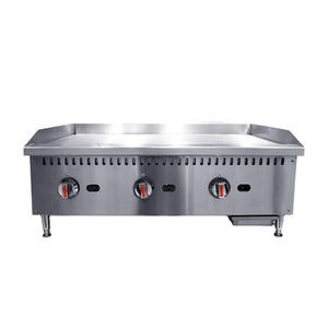 Chefmax Industrial Restaurant Countertop commercial cooking equipment stainless steel flat plate gas grill griddle