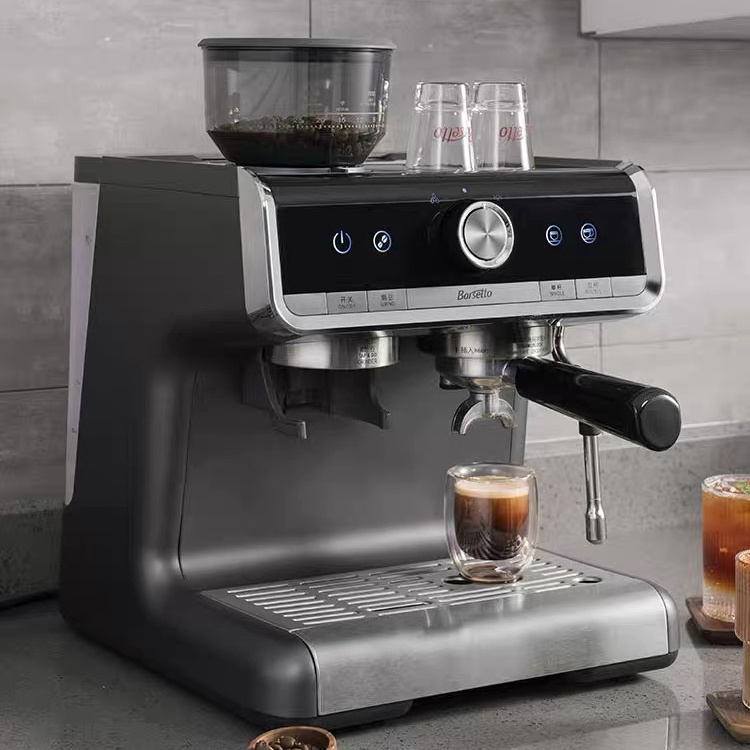 Professional Coffee Equipment With Steam Rob And Chocolate Powder Function Espresso Commercial Coffee Machine