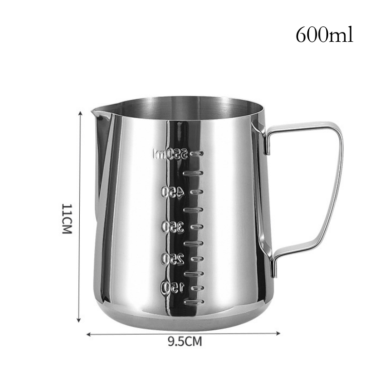 Coffee Tools Accessories Stainless Steel Milk Frother for Espresso Coffee Drink Barista Latte Cup Coffee Milk Pitcher Barista