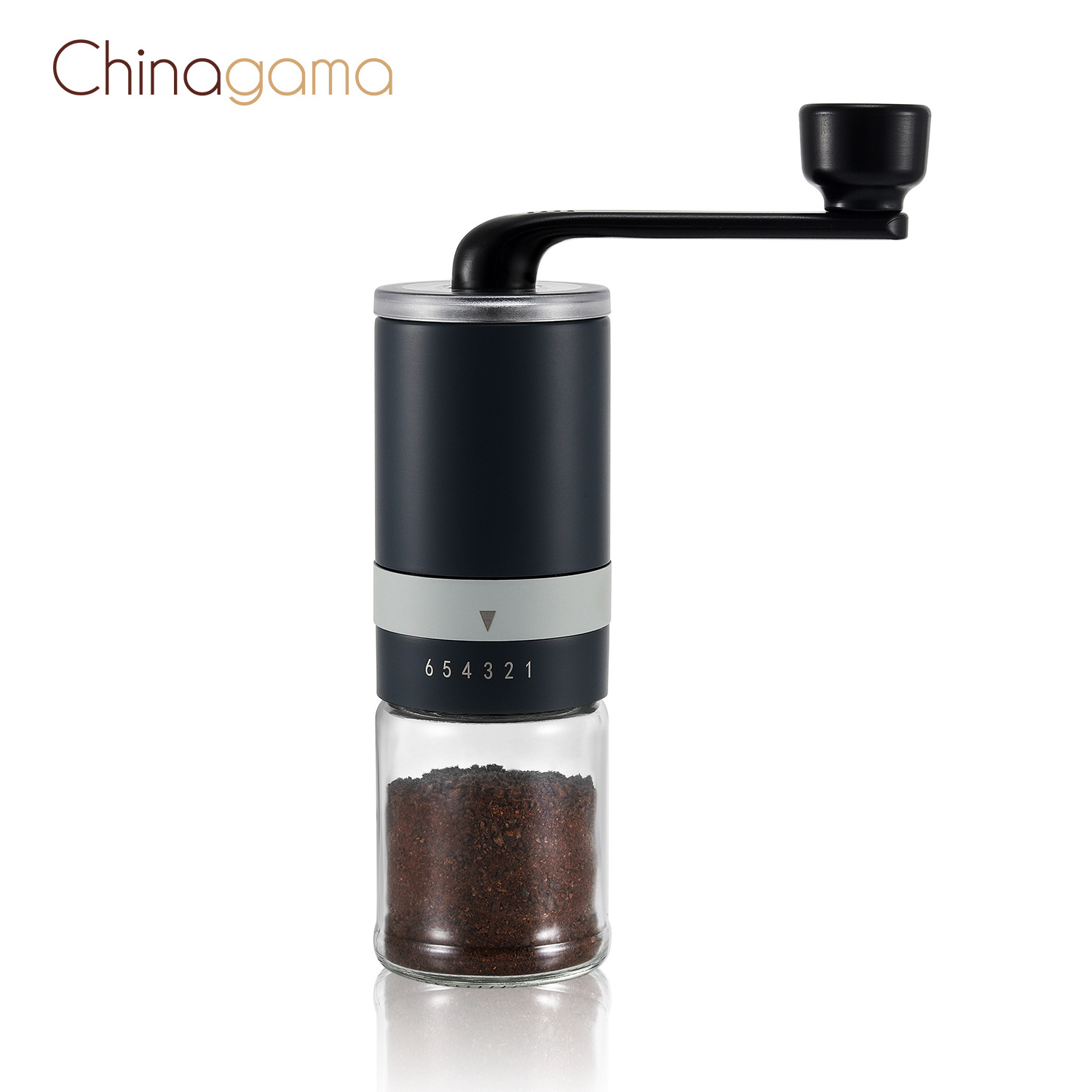 Factory stocked coffee grinder conical steel burr adjustable portable hand mini manual coffee grinders