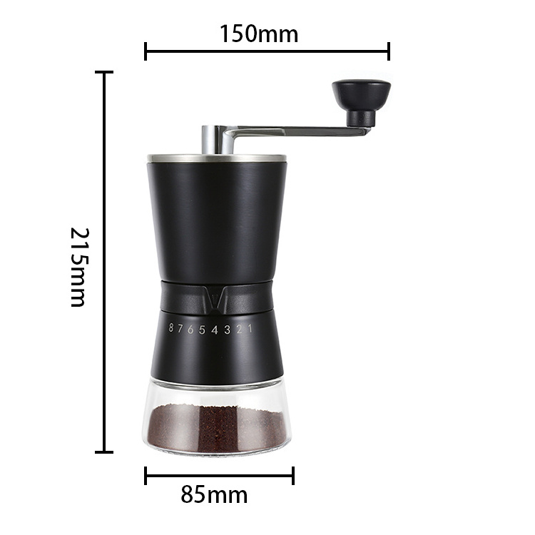 High quality Manual coffee grinder for home use espresso customized stainless steel coffee bean tools accessories