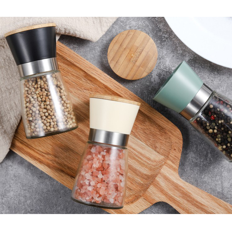 Factory sale kitchen accessories himalayan salt and pepper grinder set for seasoning