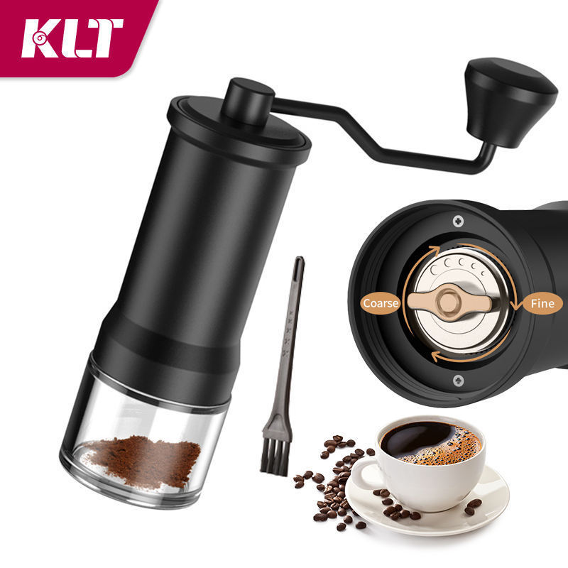 Portable Manual Coffee Been Grinder With Stainless Steel Conical Burr Coffee Mills Hand Coffee Grinder for Camping