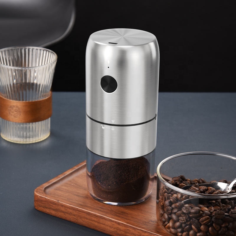 Hot Selling Portable Ceramic Bur USB Electric Coffee Bean Grinders for Home Use Electric Coffee Grinders