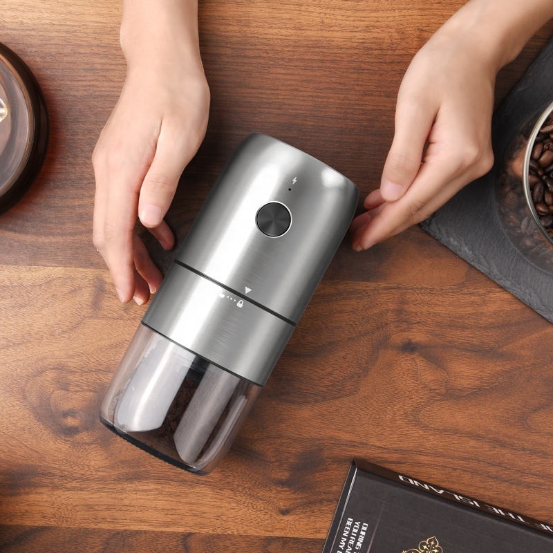 Hot Selling Portable Ceramic Bur USB Electric Coffee Bean Grinders for Home Use Electric Coffee Grinders