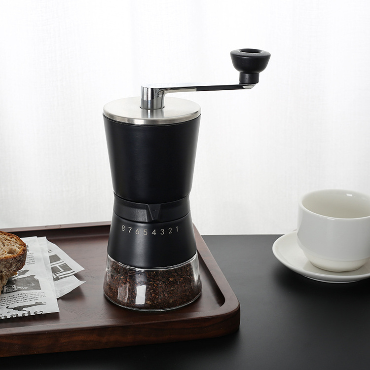 High quality Manual coffee grinder for home use espresso customized stainless steel coffee bean tools accessories