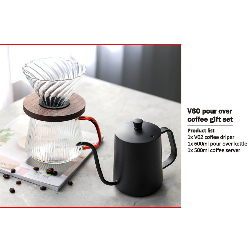 coffee accessories pour over coffee gift set  promotional & business gifts gift set coffee & tea sets