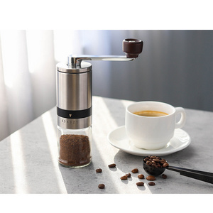 Classical 304 Stainless Steel Coffee Bean Ceramic Burr Grinder Adjustable Coffee Mill Outdoor Manual Coffee Grinder