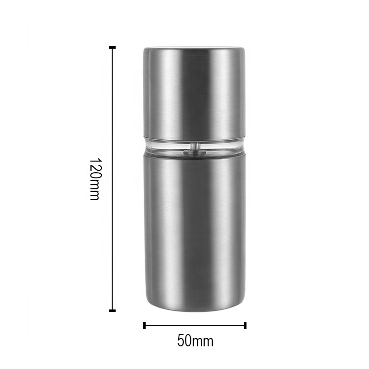 2023 New Arrivals 100ml Hot Top Sale High Quality Manual Stainless Steel Nutmeg Nut Mill and Grinder