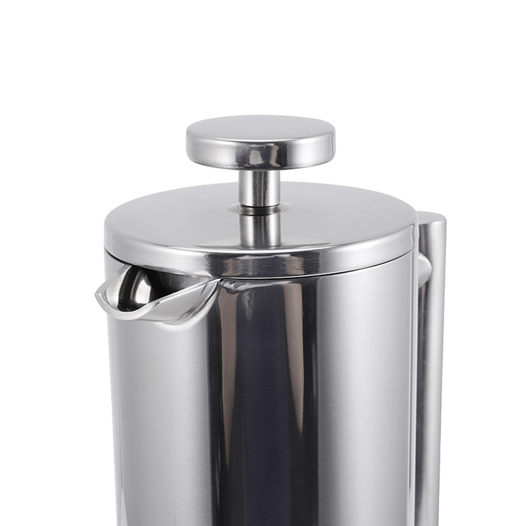 Hot Sale 350ml Coffee Plunger 304 Stainless Steel Prensa Francesa Coffee French Press