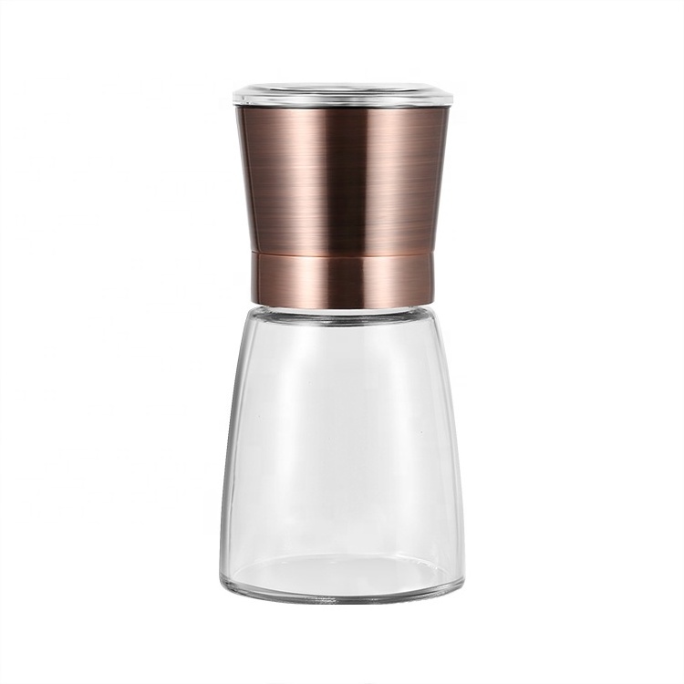 Best Selling High Quality 170ml New Copper Color Stainless Steel Salt and Pepper Spice and Herb Mill