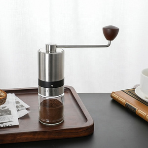 Kitchen Gadgets Barista Conical Burr Manual Hand Coffee Grinders Stainless Steel with Adjustable Setting