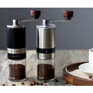 Kitchen Accessories LFGB Hot Sale 304 Stainless Steel Coffee Bean Ceramic Burr Buy Manual Coffee Mill Grinder