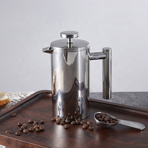 Hot Sale 350ml Coffee Plunger 304 Stainless Steel Prensa Francesa Coffee French Press