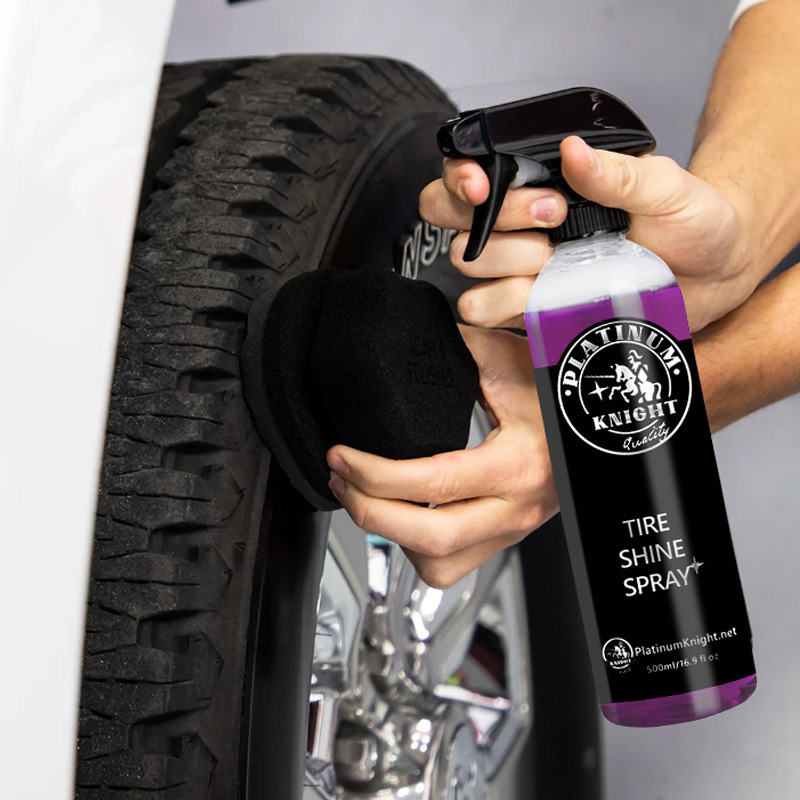 CAR CARE PRODUCT HOT SALE TIRE SHINE SPRAY 500ML OILY DEEP SHINE WHEELPROTECTIVE