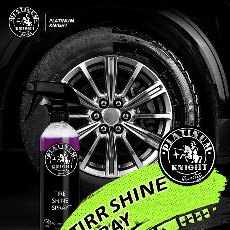 CAR CARE PRODUCT HOT SALE TIRE SHINE SPRAY 500ML OILY DEEP SHINE WHEELPROTECTIVE