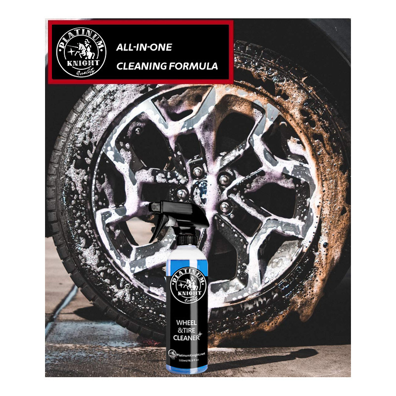 Efficient cleaning Wheel Rim and Tire Cleaner for Brake Dust and Grime  Safe for Alloy Chrome Aluminum