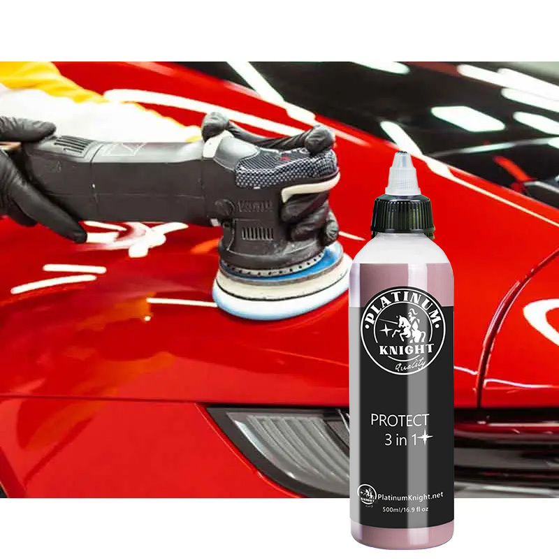 PlatinumKnight Silicon Free Scratch Remover Car Polishing Compound All in One Polish and Compound Bundle