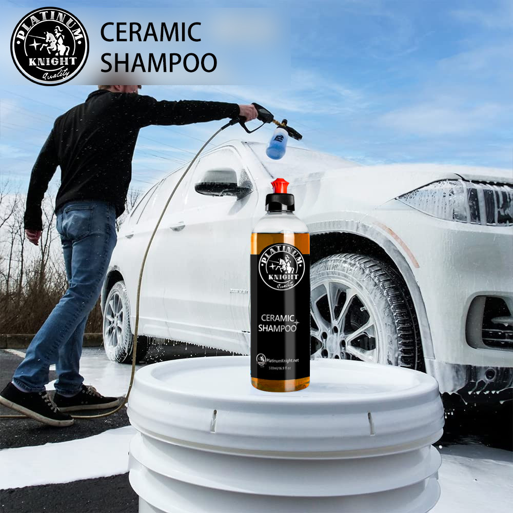 FREE SAMPLE,Car Shampoo Wax pH Neutral CERAMIC SHAMPOO Snow Foam 500ml