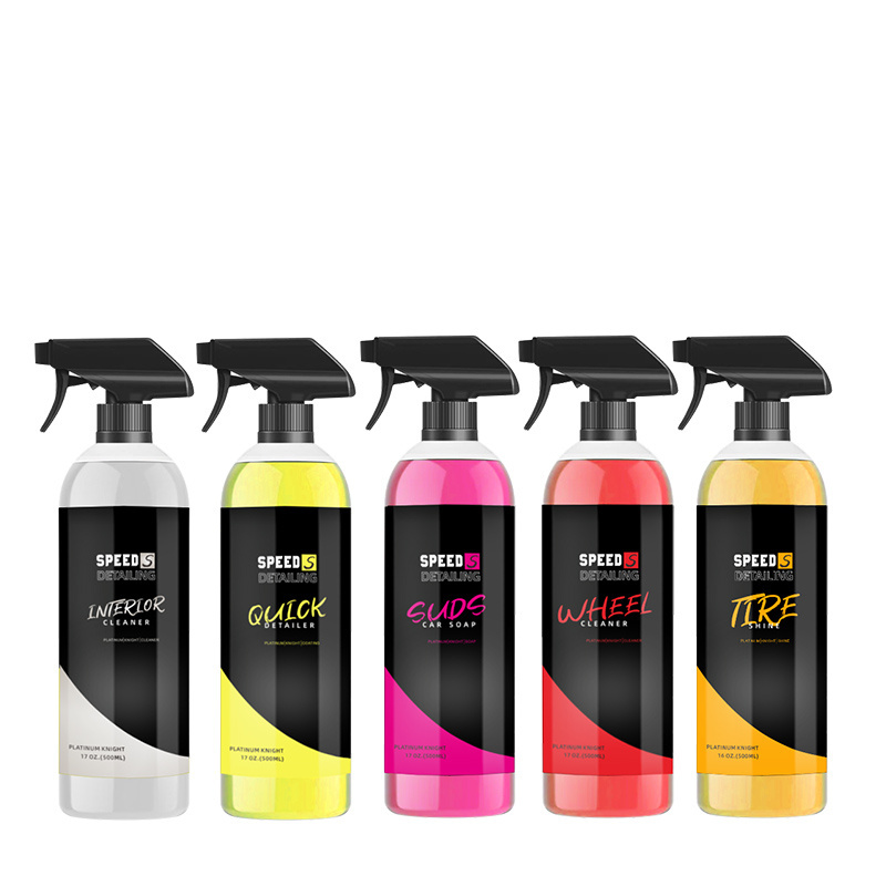 Heavy Duty Tire&Wheel Cleaner Spray Tire Shine Coating Wax Polish Chemical Products For Car