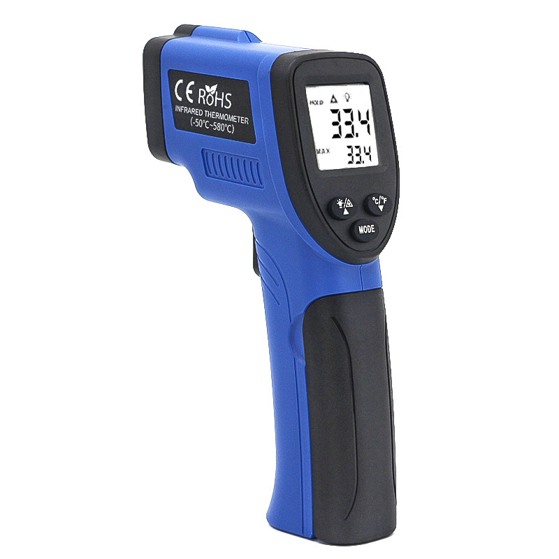 Digital industrial grade infrared laser thermometer non-contact temperature gun thermometer range -50-580 degrees Celsius