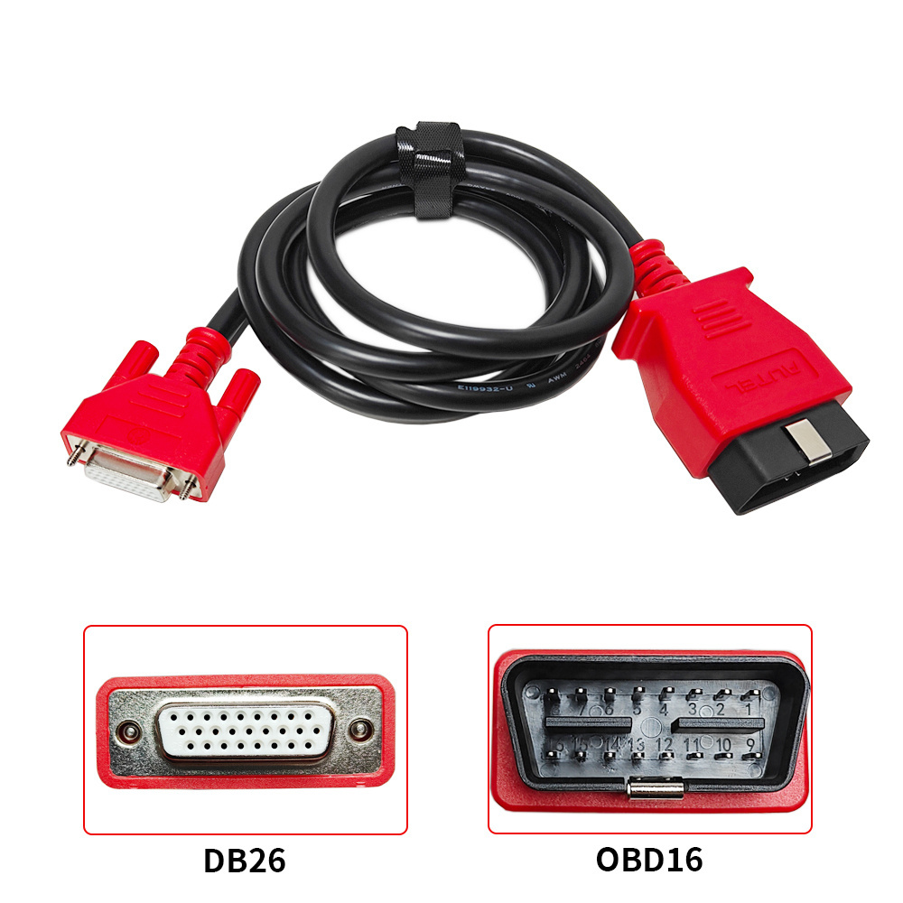 OBD2 Diagnostic Test Cable For Autel MaxiSys MS908P/909/919 Main Test Cable 16-pin, 3-row OBD2 Main Test Cable