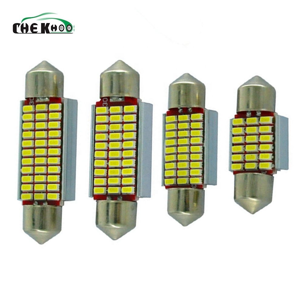 Car Led Bulbs Festoon 31mm 36mm 39mm 41mm 18smd 27smd 30smd 33smd 3014 Reading lights Dome Ceiling Lamps Canbus Lighting DC12V