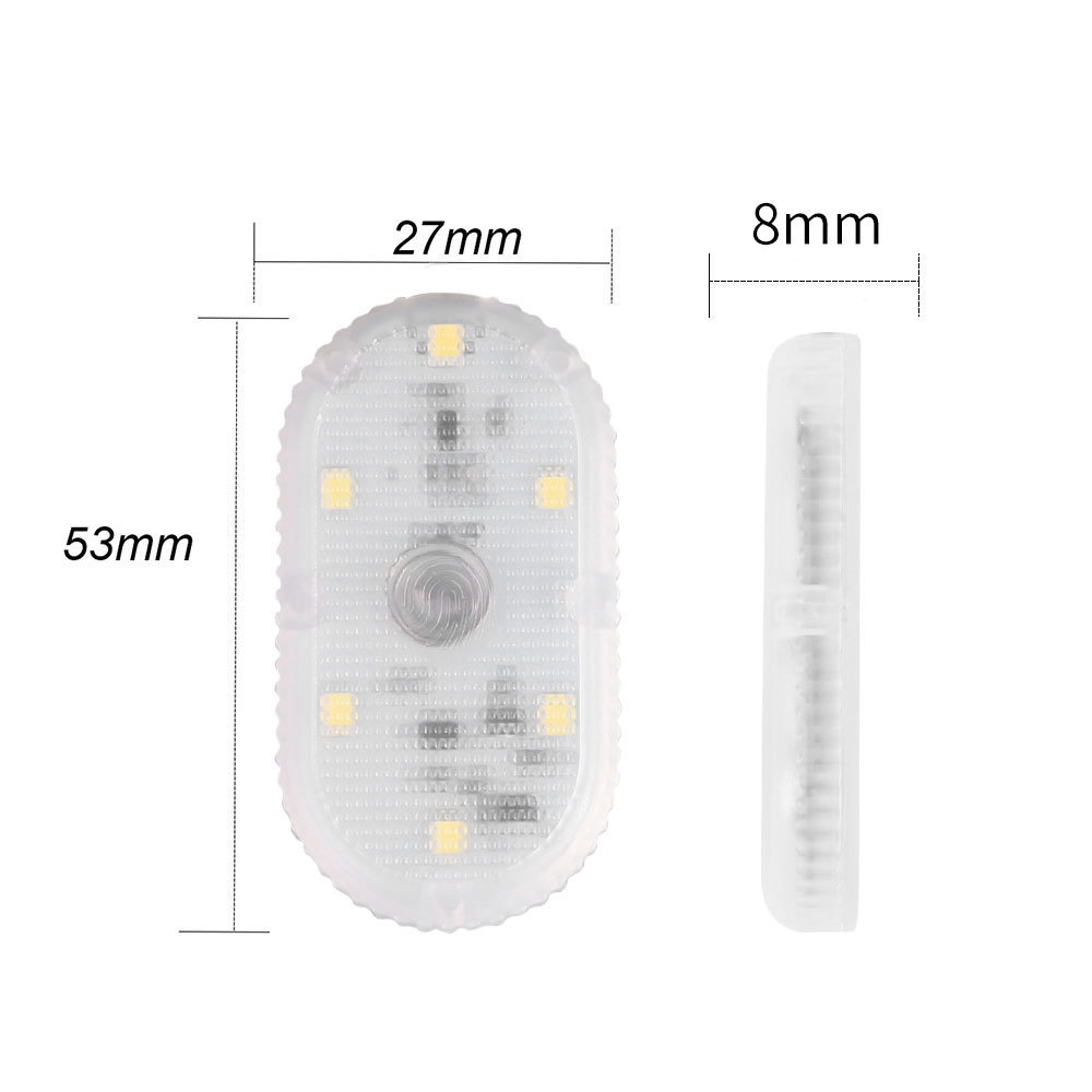 Car Interior 5v led Lighting Finger Touch Sensor Reading Lamp LED Attraction Lights USB Charge 6 Bulbs Car Door Light