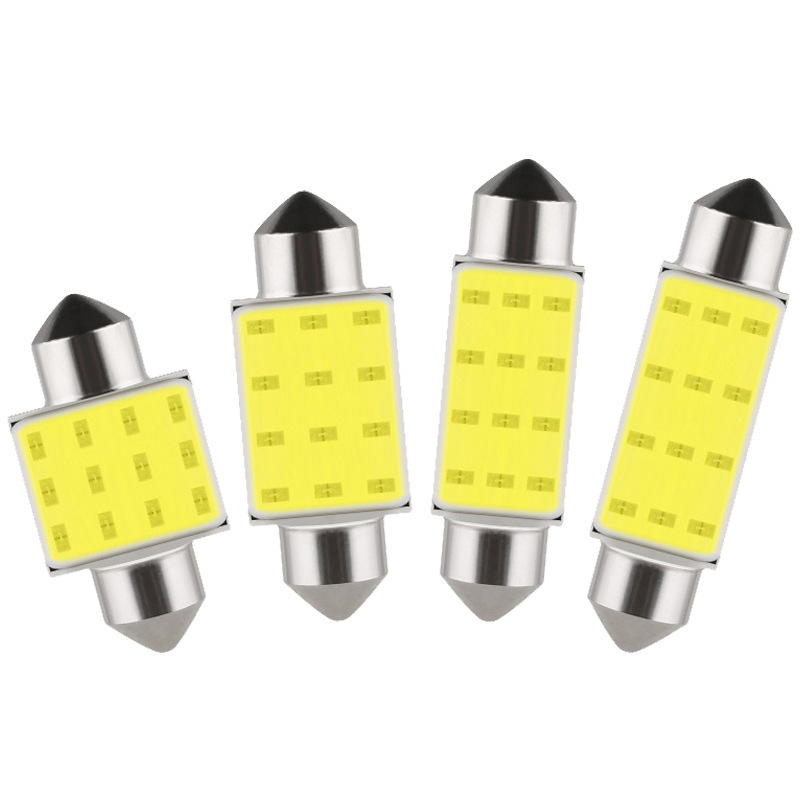 C5W LED Bulb C10W Festoon 31/36/39/41/42mm 12V 24V COB 6500K White Car Interior Dome Reading Lights Trunk License Plate Lamp