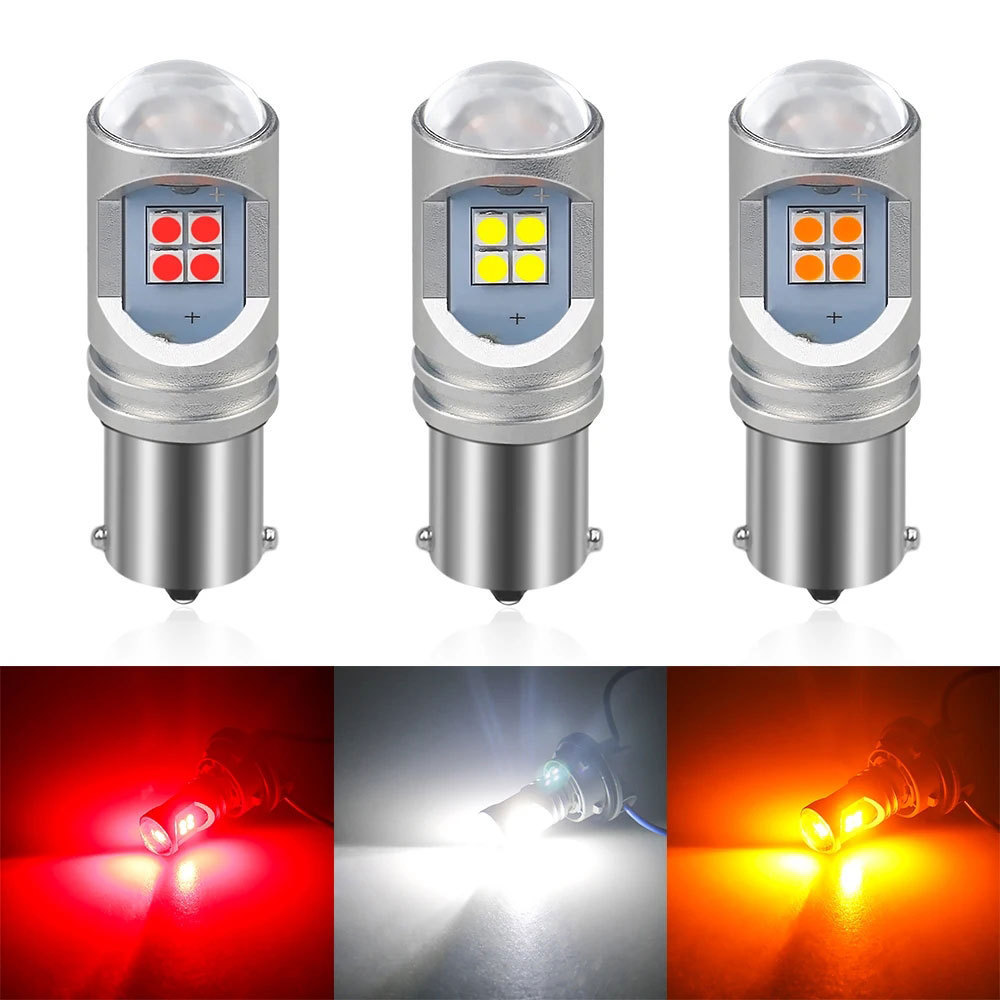 S25 1156 P21W BA15S LED Bulb BAU15S PY21W 3030 12smd Canbus 1157 BAY15D  7440 7443 T20 T15 3157 Turn Signal Light Brake Lamp 24V